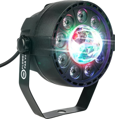 Projektor disko PAR LED RGB, DMX, efekte automatike, i zi