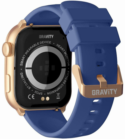 Smartwatch për goca GRAViTY GT28, rrip gome 22mm, IP68, rozë