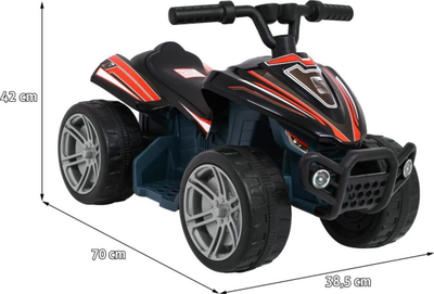 Motor elektrik lodër Little Monster, 25W, 6V, i zi
