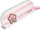 Penare Pusheen Pencil Case Rose Collection, 11.5 x 9.5 cm, rozë