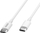Kabllo USB, USB-C në USB-C, 1.2 m, e bardhë