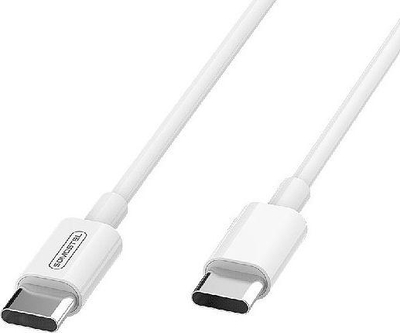 Kabllo USB, USB-C në USB-C, 1.2 m, e bardhë