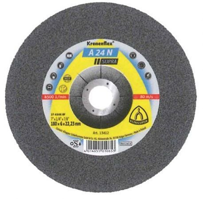Disk bluarës Klingspor A24N Supra, 180mm, 6mm, qendër e zhytur