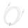 Dviced Cable USB-C To USB-C Silicone 1,25M, White