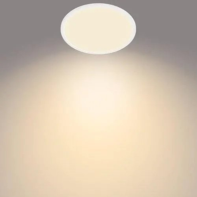 Plafon LED Philips Superslim CL550, 18W, 1500 lm, 30cm, i bardhë