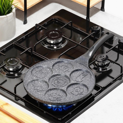 Tigan për vezë Vilde Basic Line, granit, 26 cm, gri