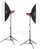 Set ndriçimi studio Aurora Orion 400 Kit 3, 200Ws, 2 softbox 60x85 cm, i zi