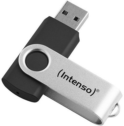 USB Intenso Office Line, 32GB, USB 3.2, ngjyrë argjendtë
