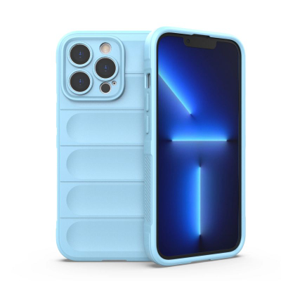 Kapak telefoni Hurtel Magic Shield Case për iPhone 13 Pro, TPU i butë, mbron mirë, blu e hapur