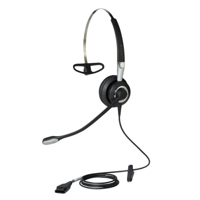 Kufje Jabra BIZ 2400 II Mono 3-1, QD, 54g, të zeza/të argjendta