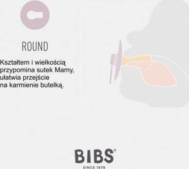 Qetsuese BIBS Colour Pine M, goma natyrale Hevea, për 6-12 muaj, jeshile pine