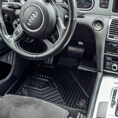 Tapete gome Frogum MG ZS II Hybrid+, TPE Premium, set 3 copë, të zinj