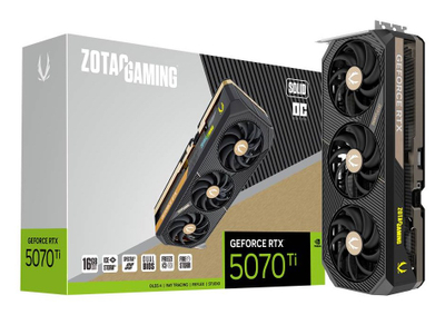 Kartë grafike Zotac GeForce RTX 5070 Ti Solid OC, 16GB GDDR7, PCI Express, e zezë
