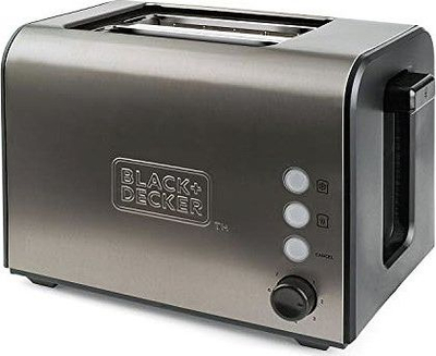 Toster Black &amp; Decker ES9600060B, 900W, inoks, argjendtë