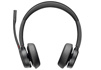 Kufje Bluetooth Poly Voyager 4320 UC, ANC, me mikrofon, të zeza