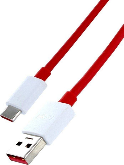 Kабел USB OnePlus D301, Type C, 4A Dash Fast Charging, бел