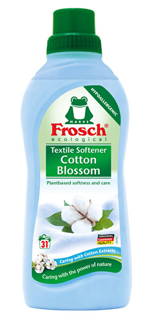Zbutës për rroba Frosch, lule pambuku, 750 ml