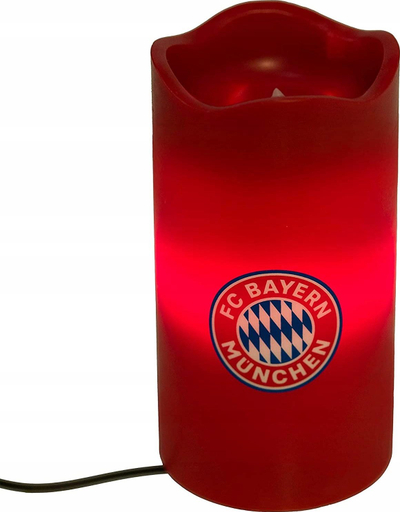 Kandil LED FC Bayern 04115, 80 mm x 150 mm, i kuq