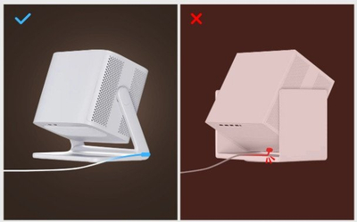 Projektor Xiaomi Wanbo Vali 1, HD, kompakt, i bardhë