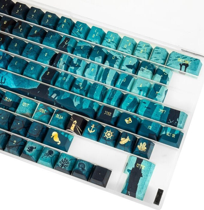 Set tastesh Traitors ATLANTIS, 109 taste PBT, layout gjerman, shumëngjyrësh