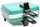 Aparat vaflesh Dezal Plus 301.5, 1300W, pllaka që s'ngjisin, ngjyrë turquoise