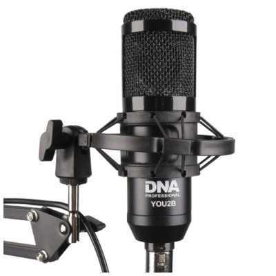 Set mikrofoni kondensator DNA YOU2B, kartë zani USB BT, i zi