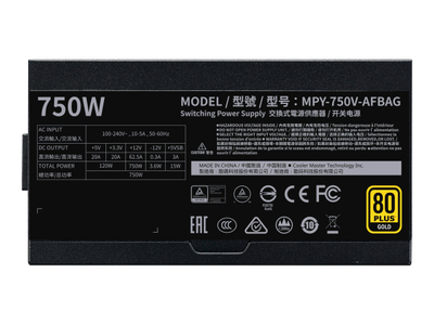 Cooler Master V Series 750Watt Gold - V2, Furnizues i rrymës