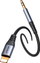 Kabllo audio Joyroom Stereo, 3.5mm me Lightning, 1.2m, e zezë