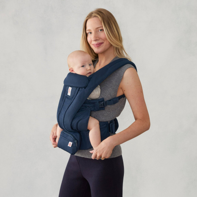 Nosilkë bebe Ergobaby Omni Deluxe Mesh, ergonomike, Midnight Blue