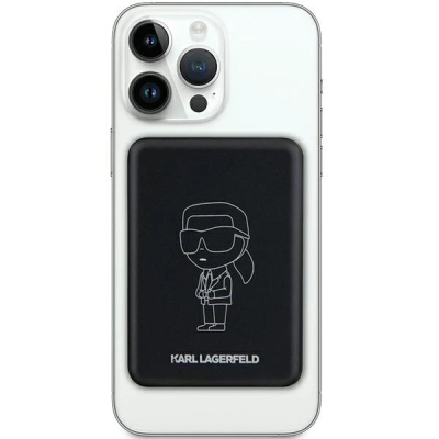 Power bank Karl Lagerfeld KLPBM5KIOTTGK, 5000mAh, karikim wireless MagSafe, i zi