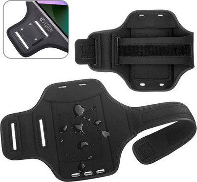 Armband sportiv për telefon Tech-Protect M2, universal, i zi