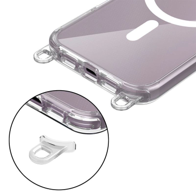 Футрола за телефон Tech-Protect FlexAir Chain MagSafe, за iPhone 16E, проѕирна