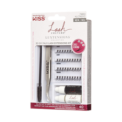 KISS Lash Couture Luxtensions 3D DIY Комплет за Лажни Трепки