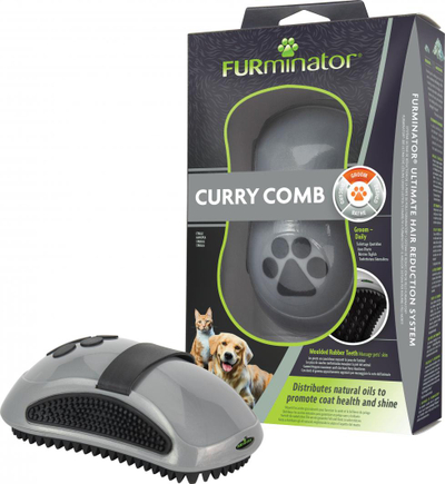 Krehër për mace FURminator, i hirtë