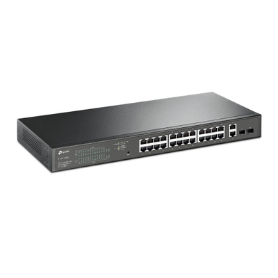 Switch rrjeti TP-Link TL-SG1428PE, 28 porta Gigabit, 24 porta PoE+, i zi