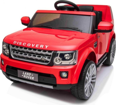 Makine elektrike per femije Ramiz Land Rover Discovery, telekomande, targe dekorative, e kuqe