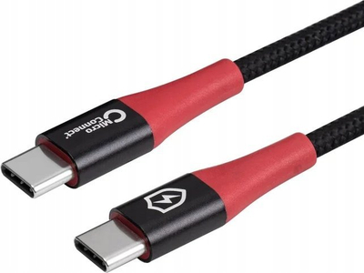 Kabull USB MicroConnect USB-C në USB-C, 1.5 m, 3A, i zi