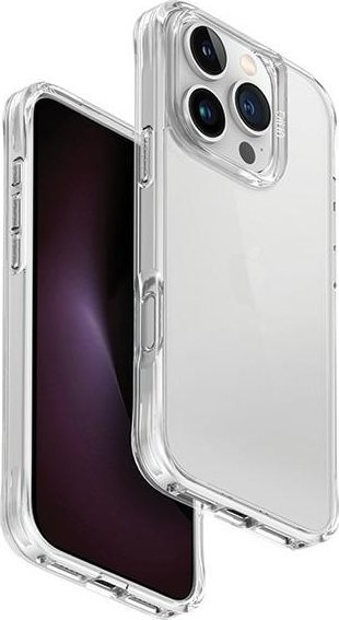 Mbajtëse telefoni Uniq LifePro Xtreme për iPhone 16 Pro, kundër goditjeve, transparente