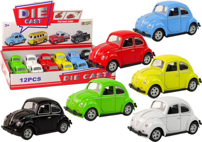 Makina lodër me fërkim Beetle, 8 cm, për fëmijë 3+, shumëngjyrëshe
