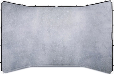 Sfond fotografik Manfrotto Limestone 4m, panoramë, gri beton