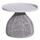 Tavolinë anësore rrumbullake Driscoll HM6477.02, alumin, 55x45 cm, krem gri e hapur