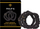 Set elastikë flokësh Philip B Petite Black, 3 copë, të zinj