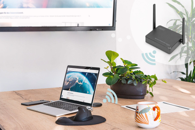 Transmetues wireless HDMI Digitus Click &amp; Present Pro DS-55317, USB, gri e zezë