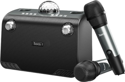 Altoparlant Bluetooth Hoco BS41 Plus, me 2 mikrofona, drita LED, i zi