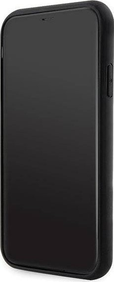 Kapak telefoni Karl Lagerfeld Glitter Choupette Patch KLHCN61G2CPS, për iPhone 11 XR 6.1", hardcase, argjend