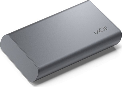 Надворешен ССД LaCie Secure Mobile, 500GB, USB C, сива