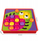 Lodër Montessori Button Art 26107, mozaik me kapsa, për fëmijë, shumëngjyrëshe