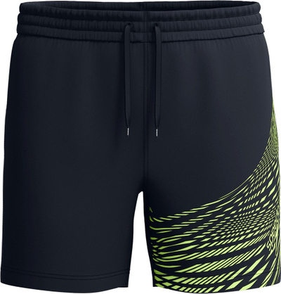 Shorce noti për burra Speedo HyperBoom Splice 16", të zinj me të verdhë