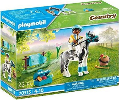 Set lodër Playmobil Country Collector Pony Lewitzer 70515, 22 pjesë, me ngjyra nga të gjitha