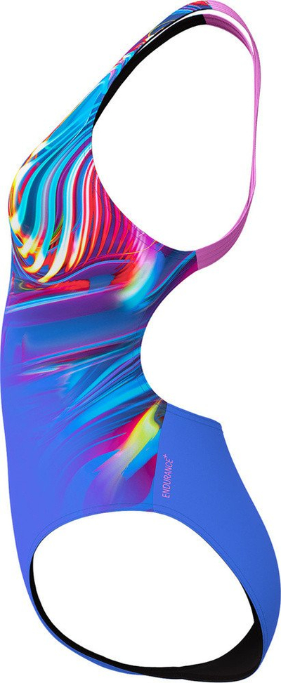 Kostum banje Speedo Club Training Powerback, Endurance+, blu rozë